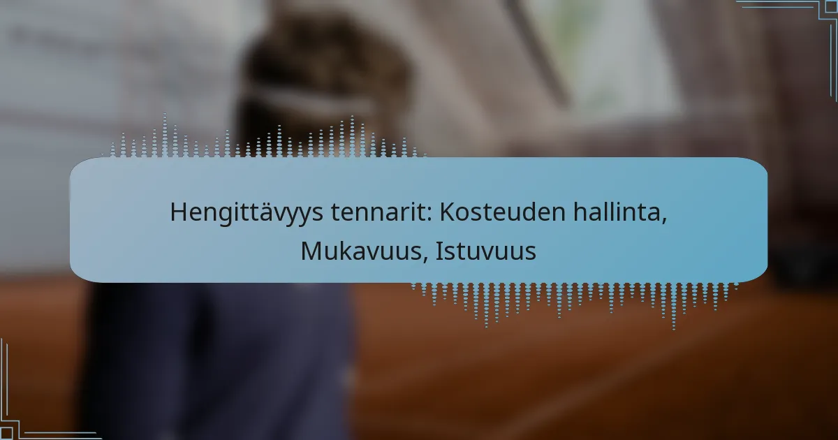 Hengittävyys tennarit: Kosteuden hallinta, Mukavuus, Istuvuus