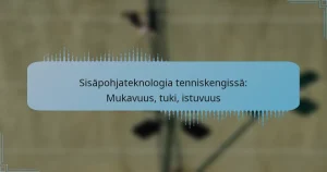 Sisäpohjateknologia tenniskengissä: Mukavuus, tuki, istuvuus