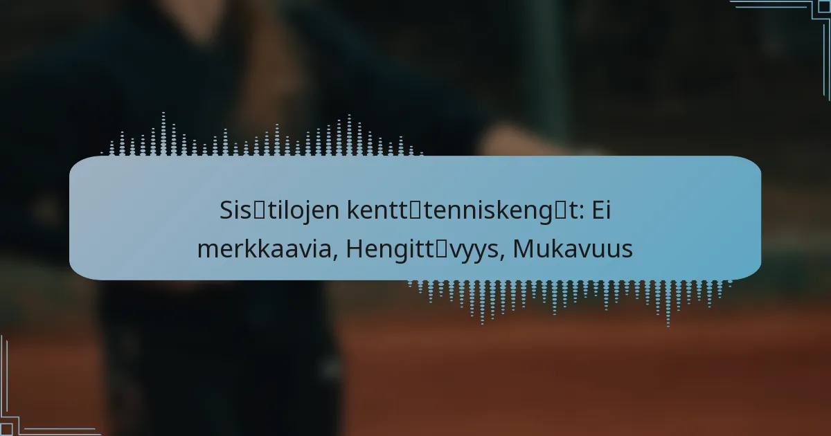 Sisätilojen kenttätenniskengät: Ei merkkaavia, Hengittävyys, Mukavuus